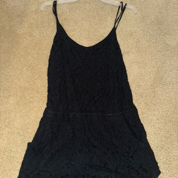 Forever 21 Pants - Forever 21 Black Lace romper